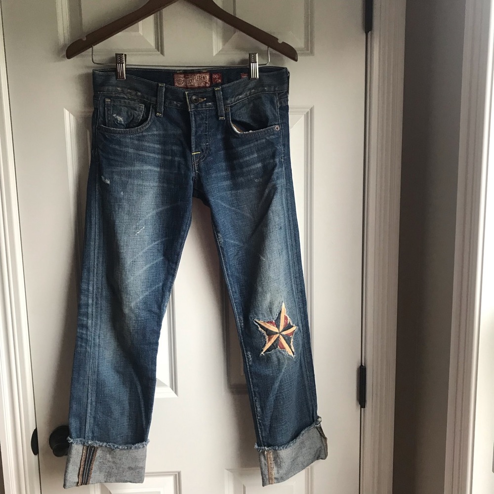 Lucky Brand “Sienna Tomboy Crop” Jeans